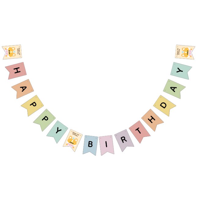 Födelsedagsfest för enkel Roligt för ljus Vimplar (Alla)