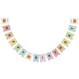 Födelsedagsfest för enkel Roligt för ljus Vimplar