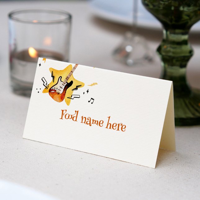 Födelsedagsfest för ett Sten-vaktkort Placeringskort (Skapare uppladdad)