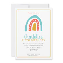 Födelsedagsfest för färgstark regnbåge, Personlig