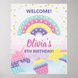 Födelsedagsfest för Flickans pucko Poster