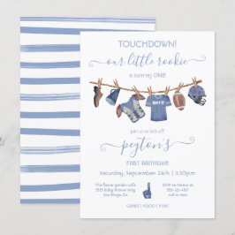 Födelsedagsfest för fotboll inbjudningar