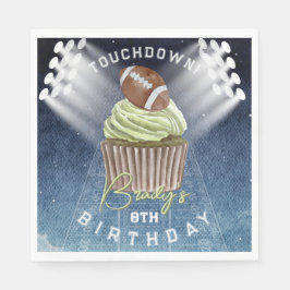 Födelsedagsfest för fotboll pappersservett