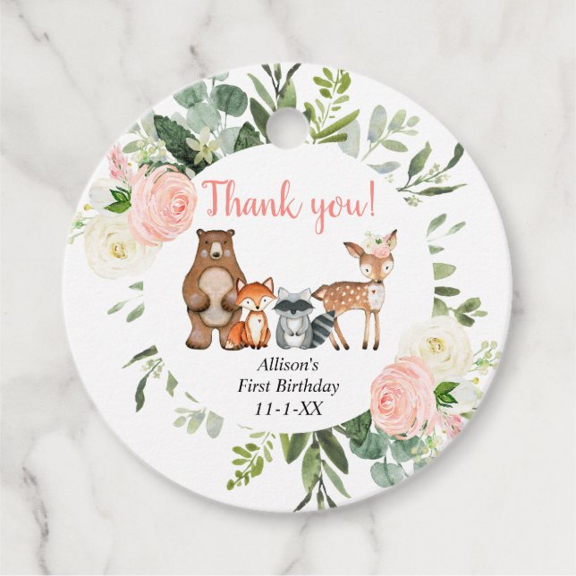 Födelsedagsfest för gigantiska hondjur för matlagn gåvor etiketter (Framsida)