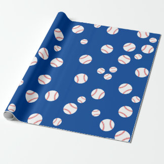 Födelsedagsfest för gulliga sportar för baseball presentpapper