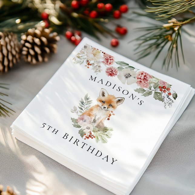 Födelsedagsfest för kantfärgsmätare för cute-vatte pappersservett (Skapare uppladdad)