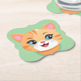 Födelsedagsfest för kattkattkattkattkattkattkattka underlägg papper