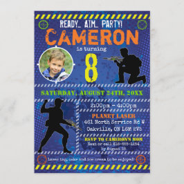 Födelsedagsfest för laserMärkre Inbjudningar