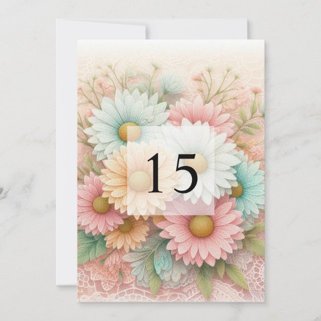 Födelsedagsfest för minimal kalligrafi inbjudningar (Framsida)