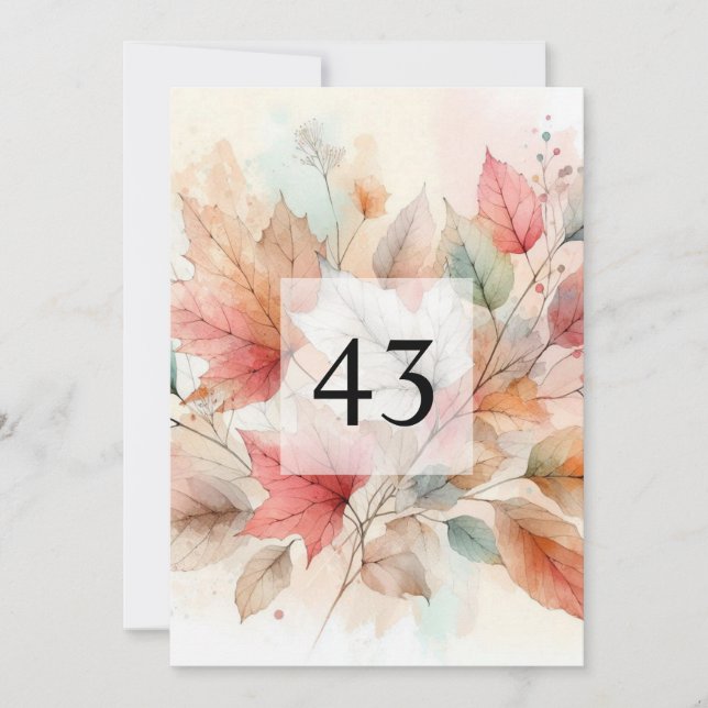 Födelsedagsfest för minimal kalligrafi inbjudningar (Framsida)