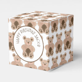 Födelsedagsfest för Mjukisdjuret nalle Presentaskar