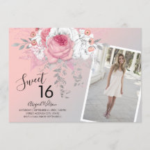 Födelsedagsfest för modern blommigt, kombinerad sw