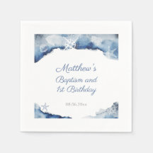 Födelsedagsfest för mörk blått och vit säkring