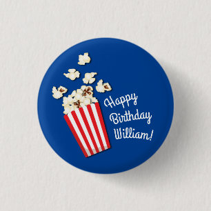 Födelsedagsfest för Movie Theater Popcorn Knapp
