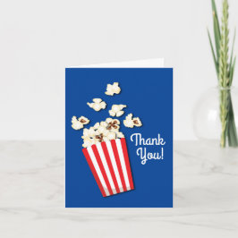 Födelsedagsfest för Movie Theater Popcorn Kort