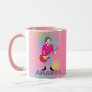 Födelsedagsfest för musikflickor i Retro Mugg
