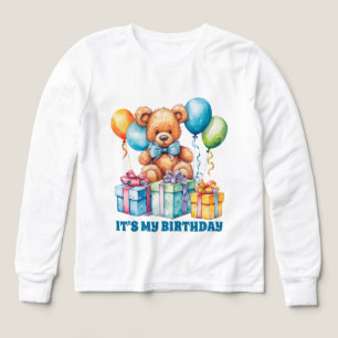 Födelsedagsfest för Nalle av cute-pojkar T Shirt