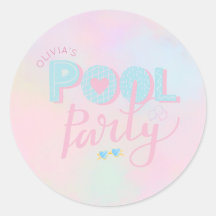 Födelsedagsfest för poolparty för alla åldrar