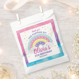 Födelsedagsfest för popup-filmatning