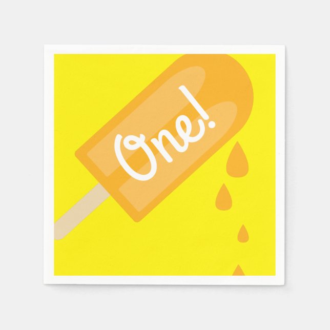 Födelsedagsfest för popup pappersservett (Framsidan)