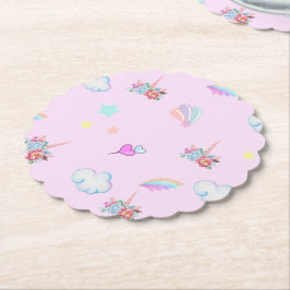 Födelsedagsfest för regnbågsövertoning för Magic U Underlägg Papper