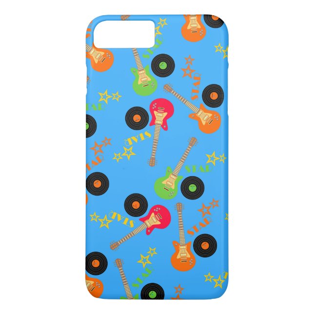 födelsedagsfest för rockstjärna Case-Mate iPhone skal (Baksida)