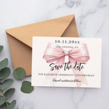 födelsedagsfest för rosa av buggkräm Spara datumko