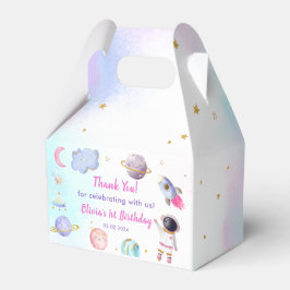 Födelsedagsfest för rymden-planeter och Frakt Presentaskar