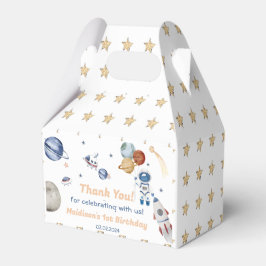 Födelsedagsfest för rymden-planeter och Frakt Presentaskar