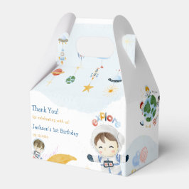 Födelsedagsfest för rymden-planeter och Frakt Presentaskar