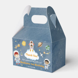 Födelsedagsfest för rymden-planeter och Frakt Presentaskar