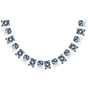 Födelsedagsfest för rymden-planeter och Frakt Vimplar