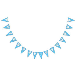 Födelsedagsfest för segelbåt vimplar