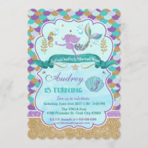 Födelsedagsfest för Sjöjungfru av personlig