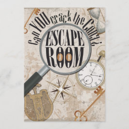 Födelsedagsfest för spelrum i Escape Personlig Inbjudningar