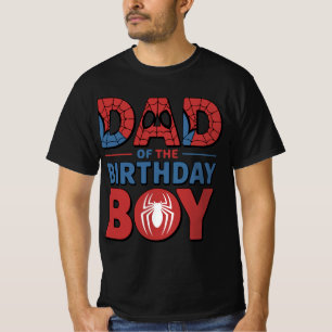 Födelsedagsfest för spindel Pappa till födelsedags T Shirt