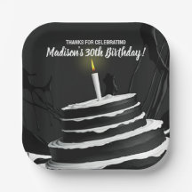 Födelsedagsfest för svartvit kummel