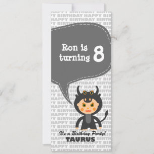 Födelsedagsfest för Taurus-inbjudan Inbjudningar