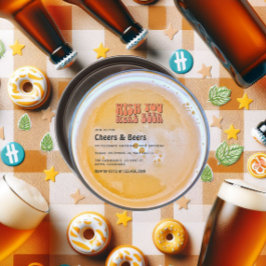 Födelsedagsfest för tema för Retro Beer Inbjudningar