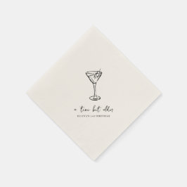 Födelsedagsfest för Tini Bit Older-Personlig Pappersservett