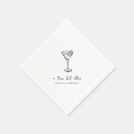 Födelsedagsfest för Tini Bit Older-Personlig Pappersservett