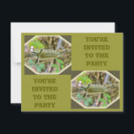 Födelsedagsfest för Tossock Moth Caterpelare Inbjudningar<br><div class="desc">Den här vattenpelaren gör en kokontur av sina hårar och torra löv och övervintrar på skogarna golv.  När det dyker upp som en matt,  i Vår,  har det en vingspännvidd på upp till 2 tum.</div>