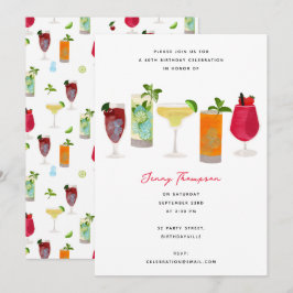 Födelsedagsfest för vattenfärgssvansar i Party Dri Inbjudningar