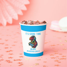 Födelsedagsfest för videospel - Dinosaur-spel