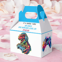 Födelsedagsfest för videospel - Dinosaur-spel