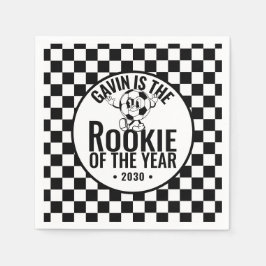 Födelsedagsfest för Vintage för återförvisning av Pappersservett