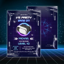 Födelsedagsfest för Virtuell realitet för spel för