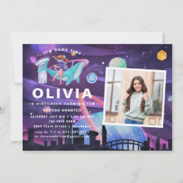 Födelsedagsfest för virtuell verklighet | Foto Inbjudningar