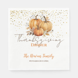 Födelsedagsfest för Vuxen av thanksgiving på Midda Pappersservett