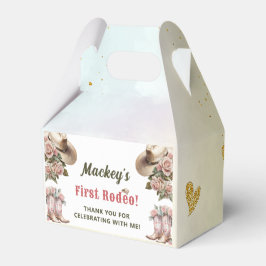 Födelsedagsfest för western Blommigt Presentaskar